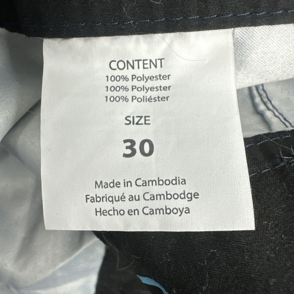 O'Neill Board Shorts Mens 30 Blue Hybrid Plaid Drawstring Waist Swim Trunks Surf - Picture 5 of 8